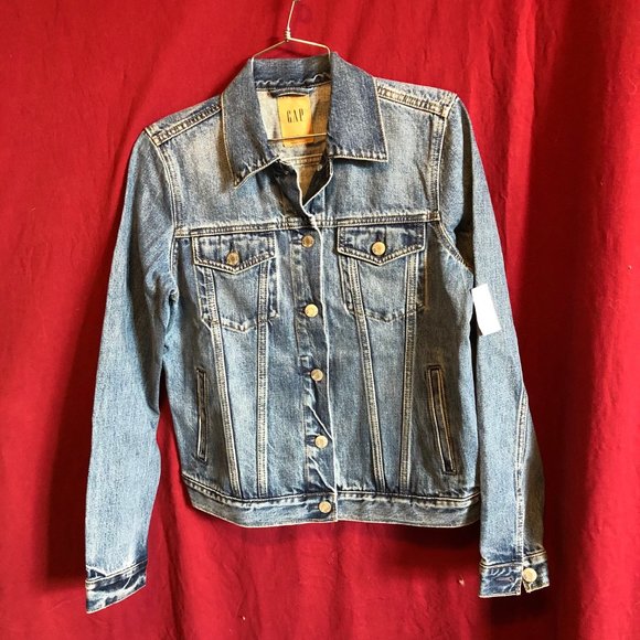 GAP WOMANS DENIM JEAN JACKET SIZE SMALL NEW WITH TAGS - Picture 3 of 11